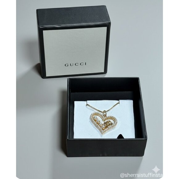 Gucci Jewelry - Authentic Box & Gucci Zipper Pendant Upcycled Unbranded 16" Gold Plated Chain